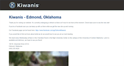 Desktop Screenshot of edmondkiwanis.org